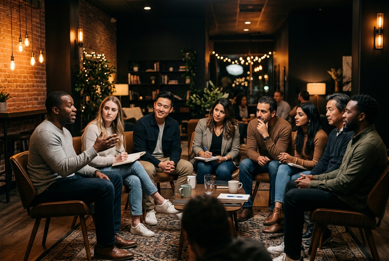 Diverse creators and brand partners collaborating